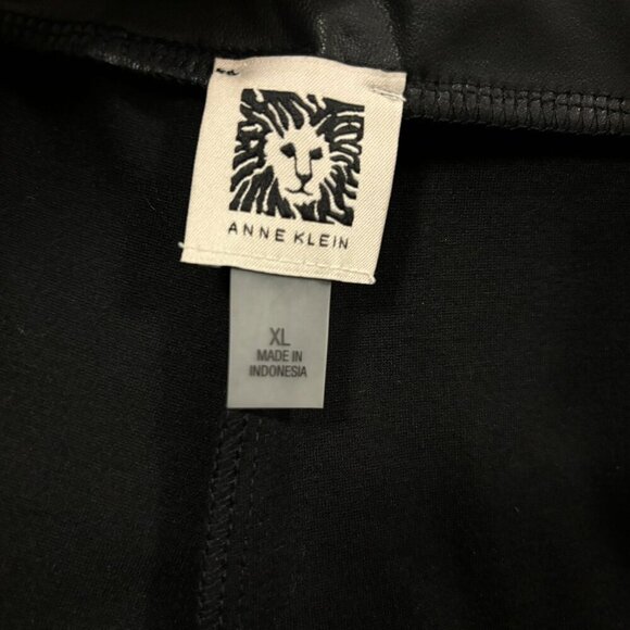 Anne Klein Ankle Pants Size XL Black Stretch - Picture 8 of 9